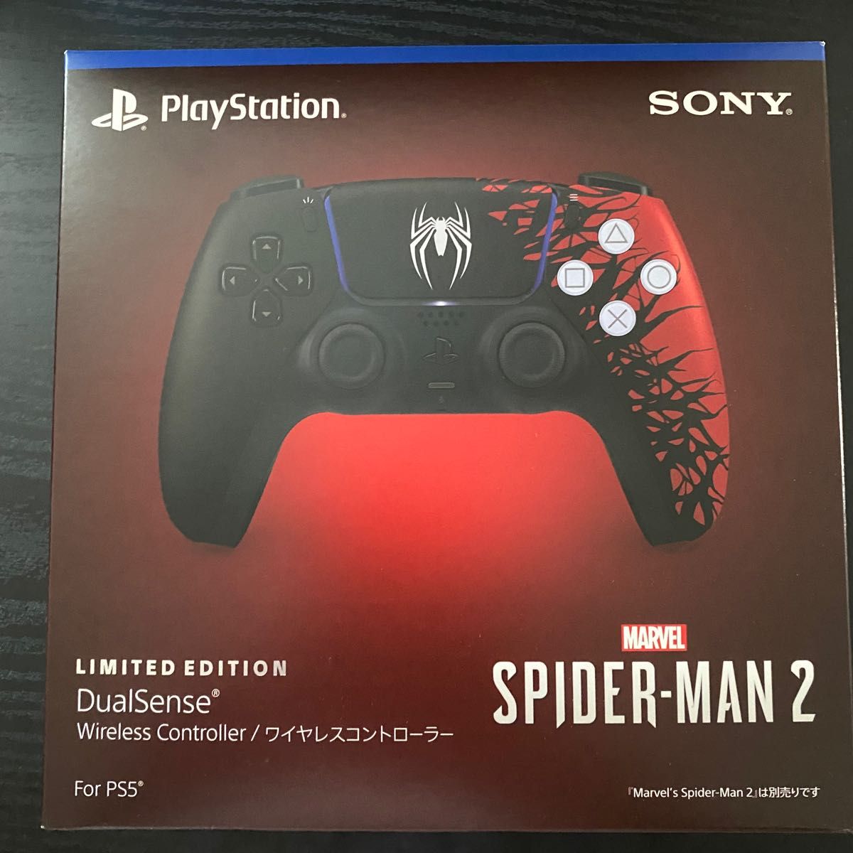 【新品】PS5 DualSense ワイヤレスコントローラー スパイダーマン2
