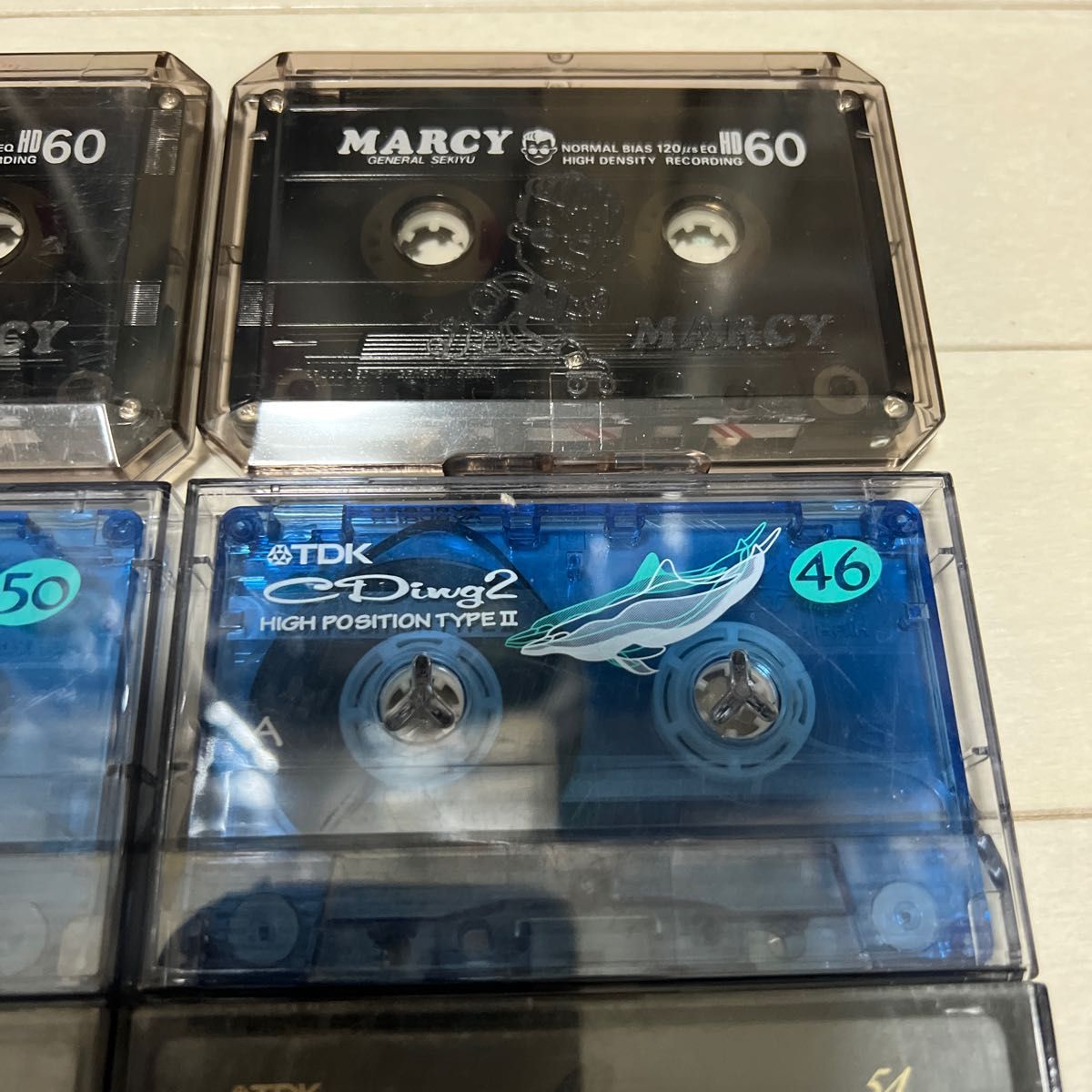 カセットテープ TDKほか SR-X Marcy AD CDing-II ハイポジション