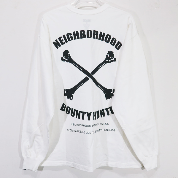 NEIGHBORHOOD x BOUNTY HUNTER.TEE LS.CO ネイバーフッド バウンティーハンター ロングスリーブ Tシャツ ロンT NBHD BXH クロスボーン sez_画像1