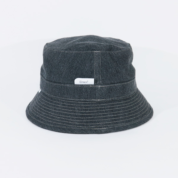 WTAPS ダブルタップス 21SS BUCKET 01/HAT/COTTON.DENIM 211HCDT-HT13 バケット ハット コットン デニム ブラック SEZ YX