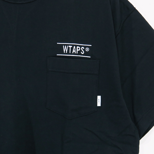 WTAPS ダブルタップス 23SS SAC 02/SS/COTTON.CREVASSE 231ATDT-CSM41 Tシャツ ショートスリーブ 半袖 カットソー ブラック SEZ_画像3