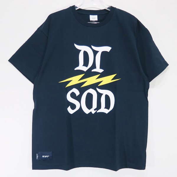 WTAPS ダブルタップス 23SS DSQD/SS/COTTON 231ATDT-STM05S Tシャツ ショートスリーブ 半袖 カットソー ネイビー SEZ_画像1