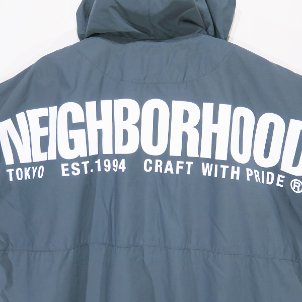 NEIGHBORHOOD 22AW ANORAK JK.NY ネイバーフッド アノラック ジャケット グレー アウター ナイロン プルオーバー パーカー YX_画像7