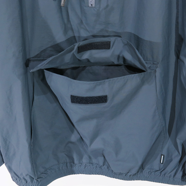 NEIGHBORHOOD 22AW ANORAK JK.NY ネイバーフッド アノラック ジャケット グレー アウター ナイロン プルオーバー パーカー YX_画像9