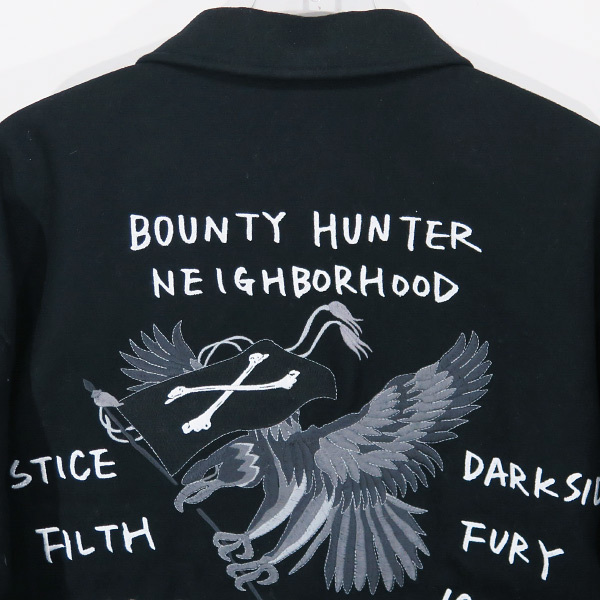 NEIGHBORHOOD x BOUNTY HUNTER Neighborhood Bounty Hunter BOUNTY HUNTER.SOUVENIR JACKET. Hsu red a jacket 