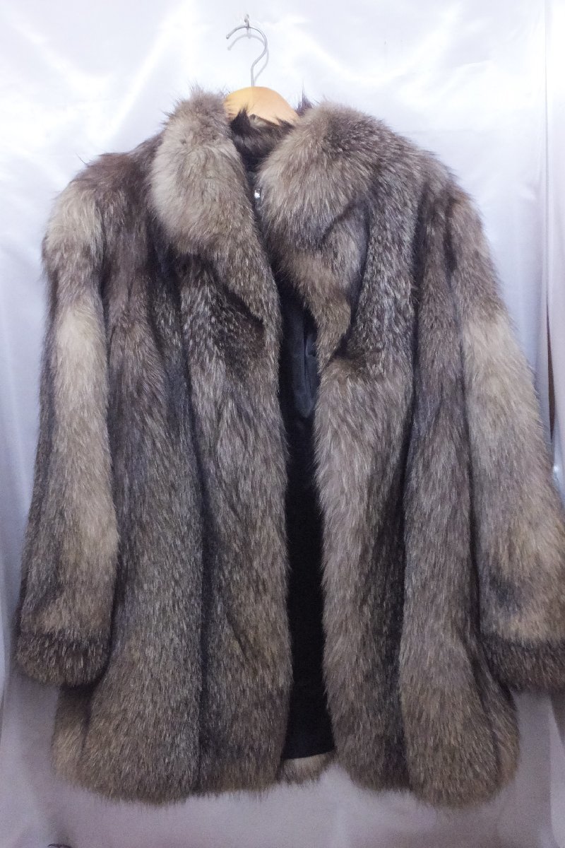 SAGA FOX サガフォックス 毛皮コート サイズ11 アウター メンズ レディース_画像1