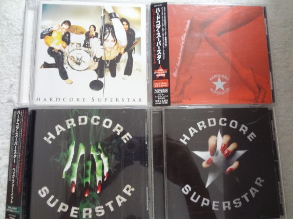 HARDCORE SUPERSTARハードコアスーパースター オリジナルアルバムCD4枚セット!!_画像1