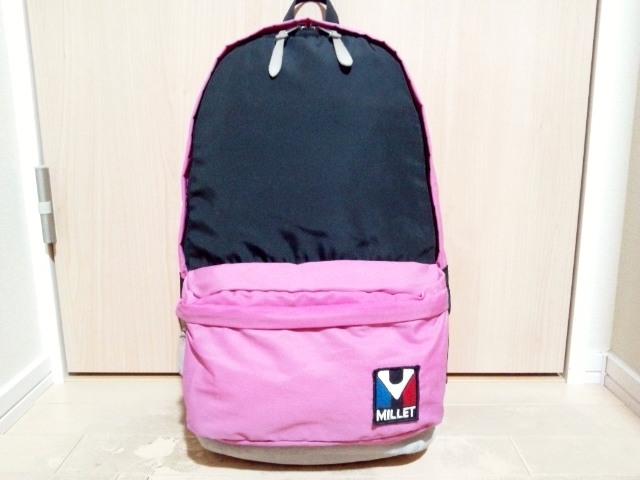 MILLET ミレー 80S CLASSIC DAY エイティーズクラシックデイ 旧ロゴタグ 2009年復刻 リュック バックパック 20L フューシャピンク ナイロン_画像1