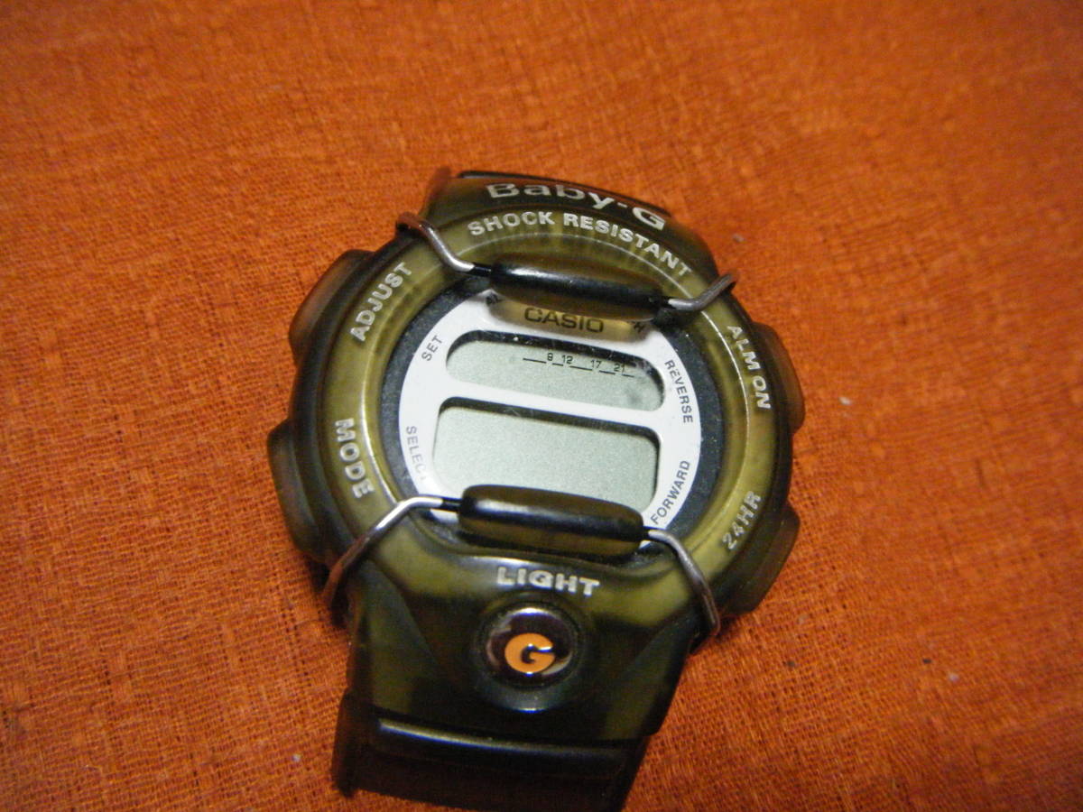 ○CASIO カシオBaby-G 腕時計デジタルクオーツBG-153 ベゼルなし