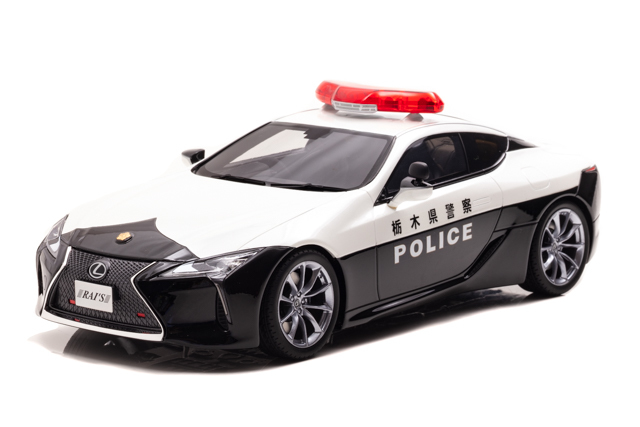 1/18 レクサス LC500 2020 栃木県警察交通部交通機動隊車両