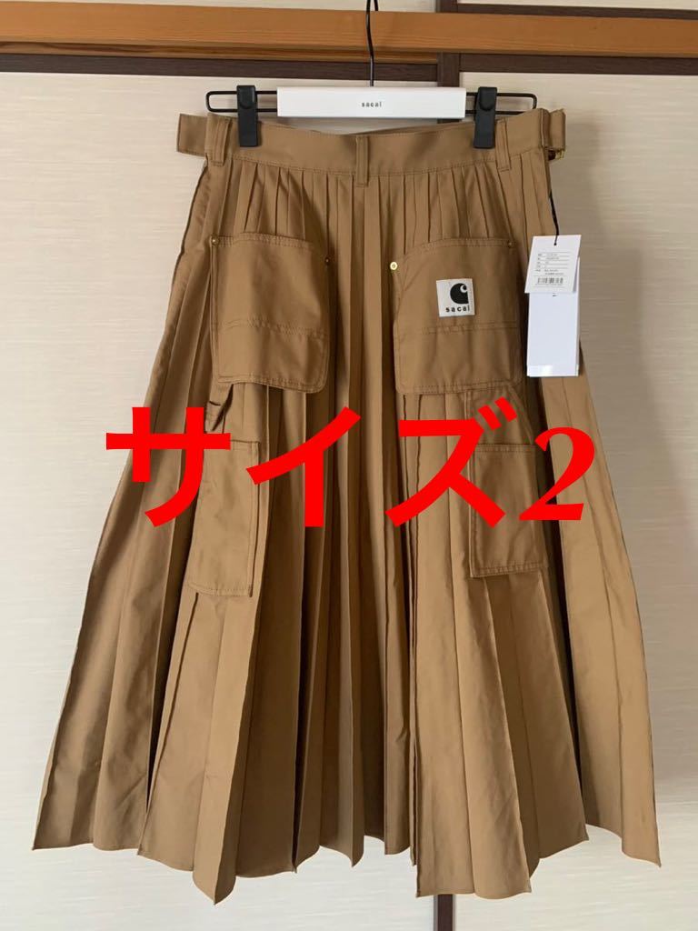 クリスマス特集2022 WIP Carhartt sacai 本日発送可能 Pleated サイズ2