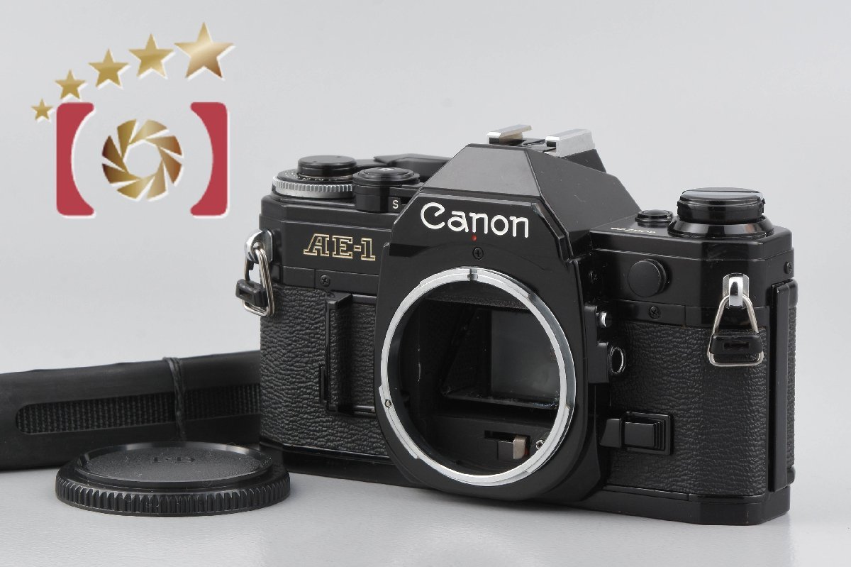 人気の 【中古】Canon フィルム一眼レフカメラ ブラック AE-1 キヤノン