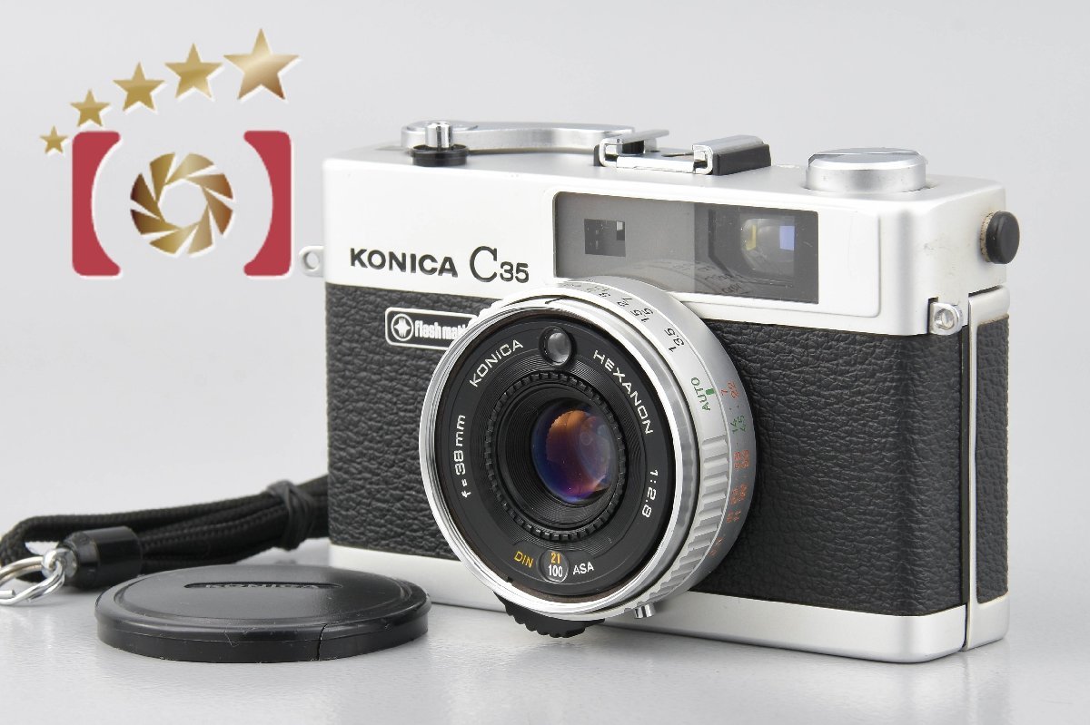 超特価】 【中古】Konica コンパクトフィルムカメラ C35 コニカ