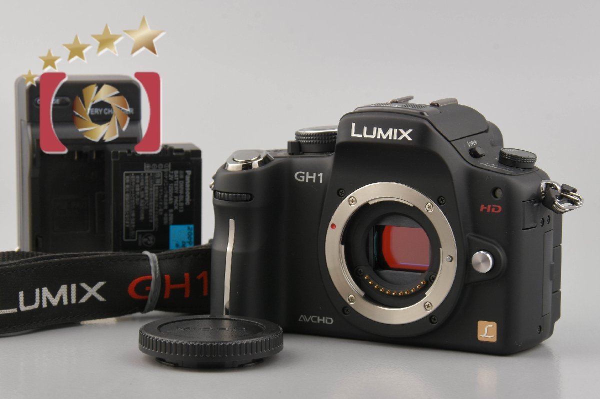 【中古】Panasonic パナソニック LUMIX DMC-GH1 コンフォートブラック ミラーレス一眼カメラ_画像1