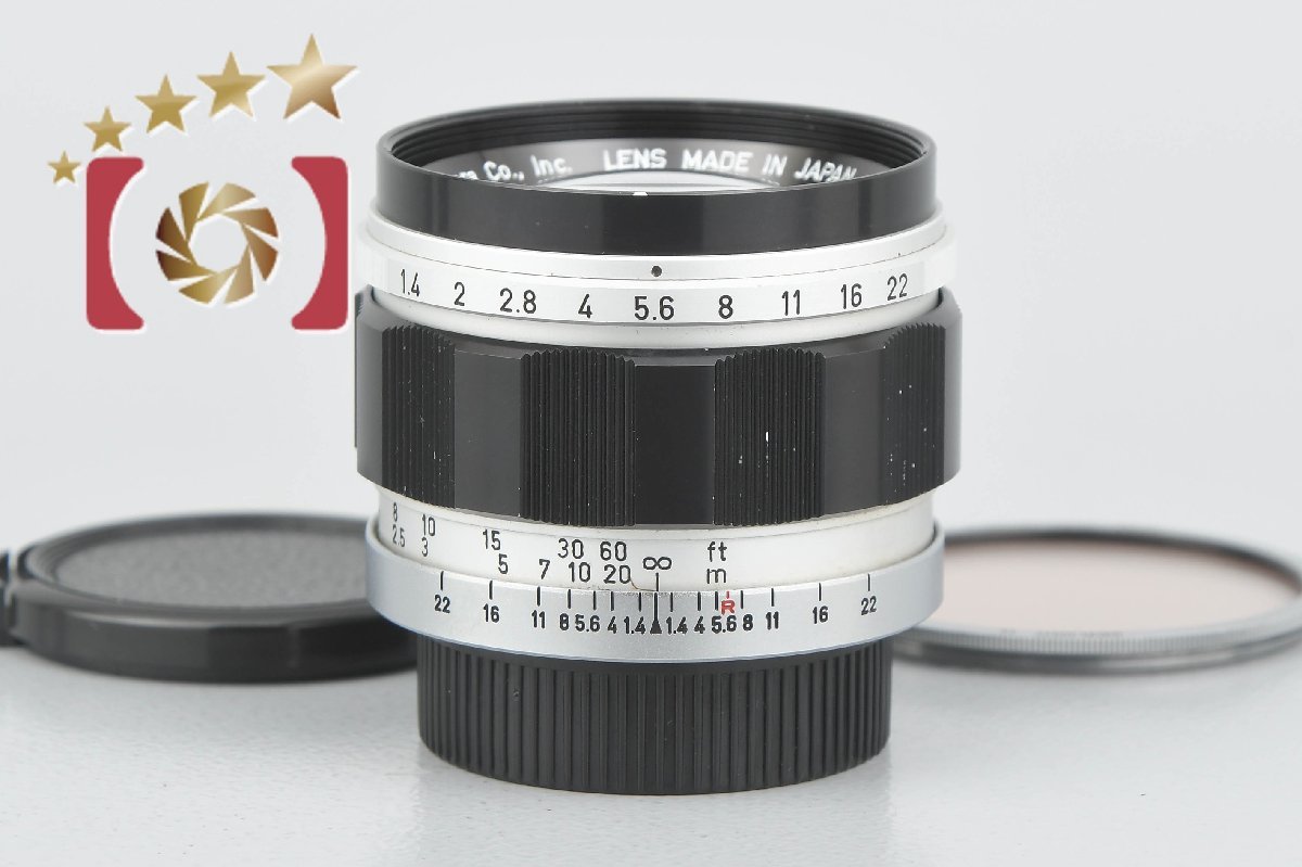 高質で安価 50mm キヤノン 【中古】Canon f/1.4 ライカスクリュー