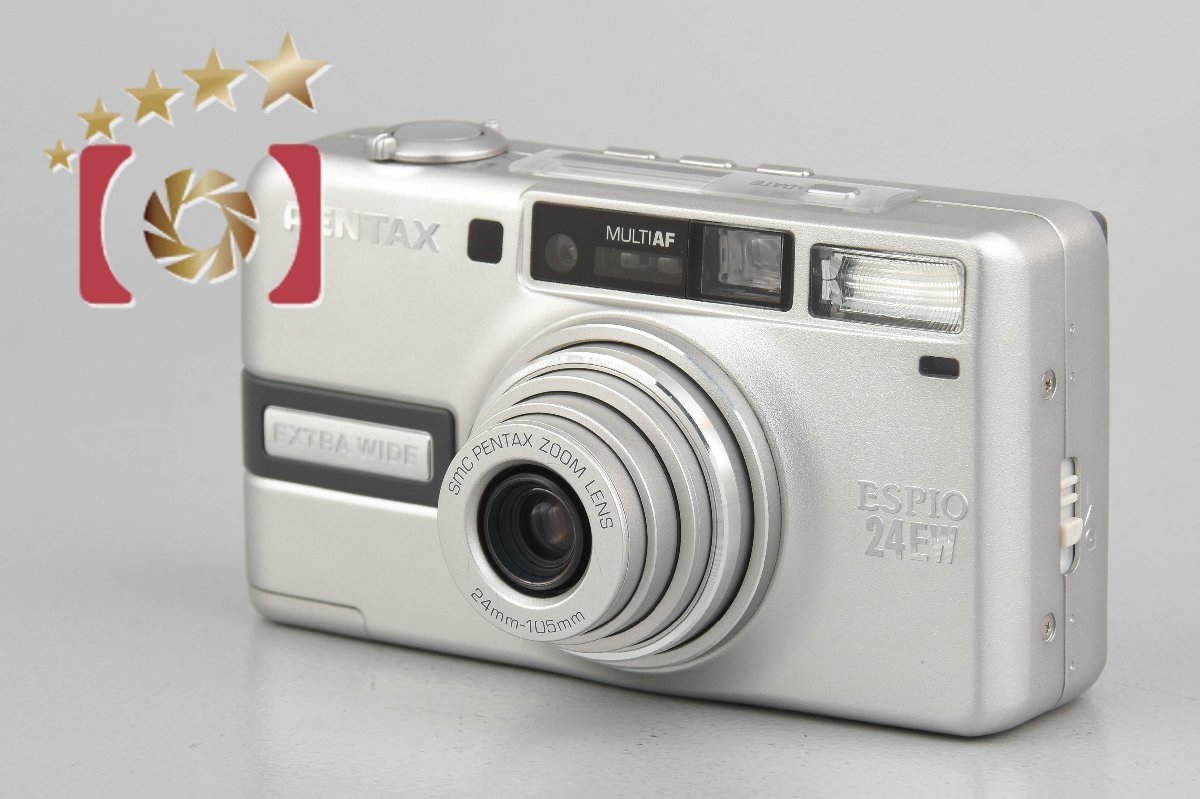 【日本限定モデル】  【中古】PENTAX ペンタックス ESPIO 24EW シルバー コンパクトフィルムカメラ コンパクトカメラ