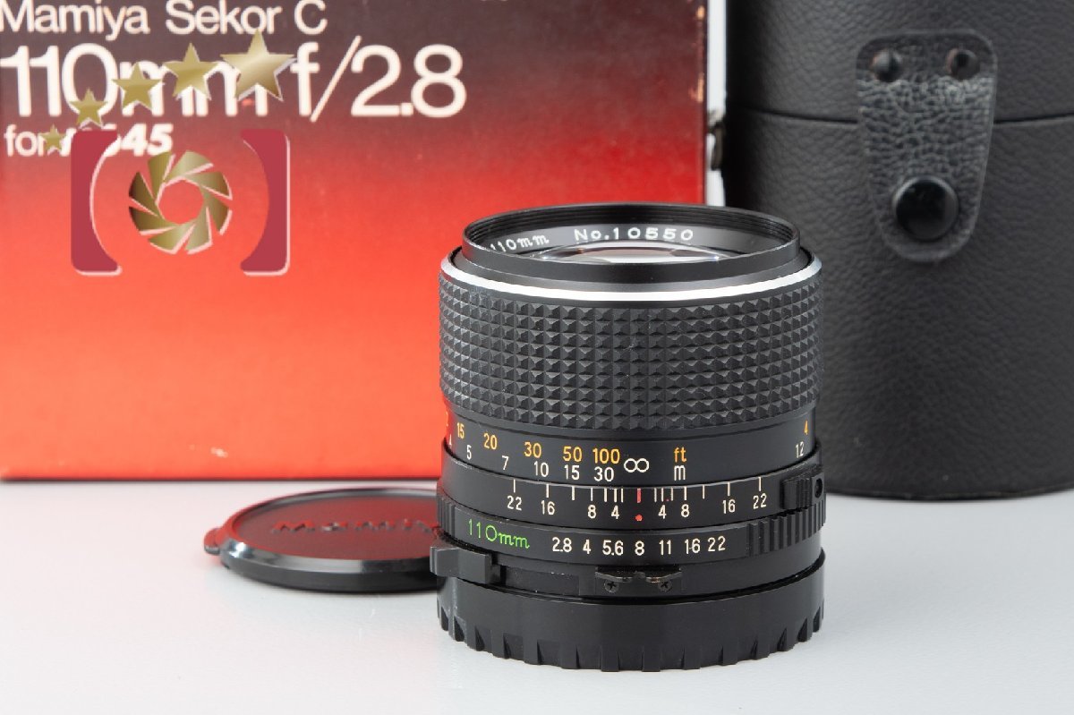 上品な C SEKOR マミヤ 【中古】Mamiya 110mm 元箱付き 645用 f/2.8