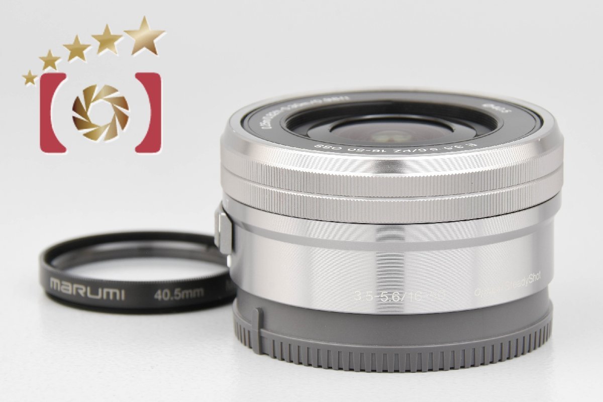 【中古】SONY ソニー E PZ 16-50mm f/3.5-5.6 OSS SELP1650 シルバー ソニーEマウント用_画像1