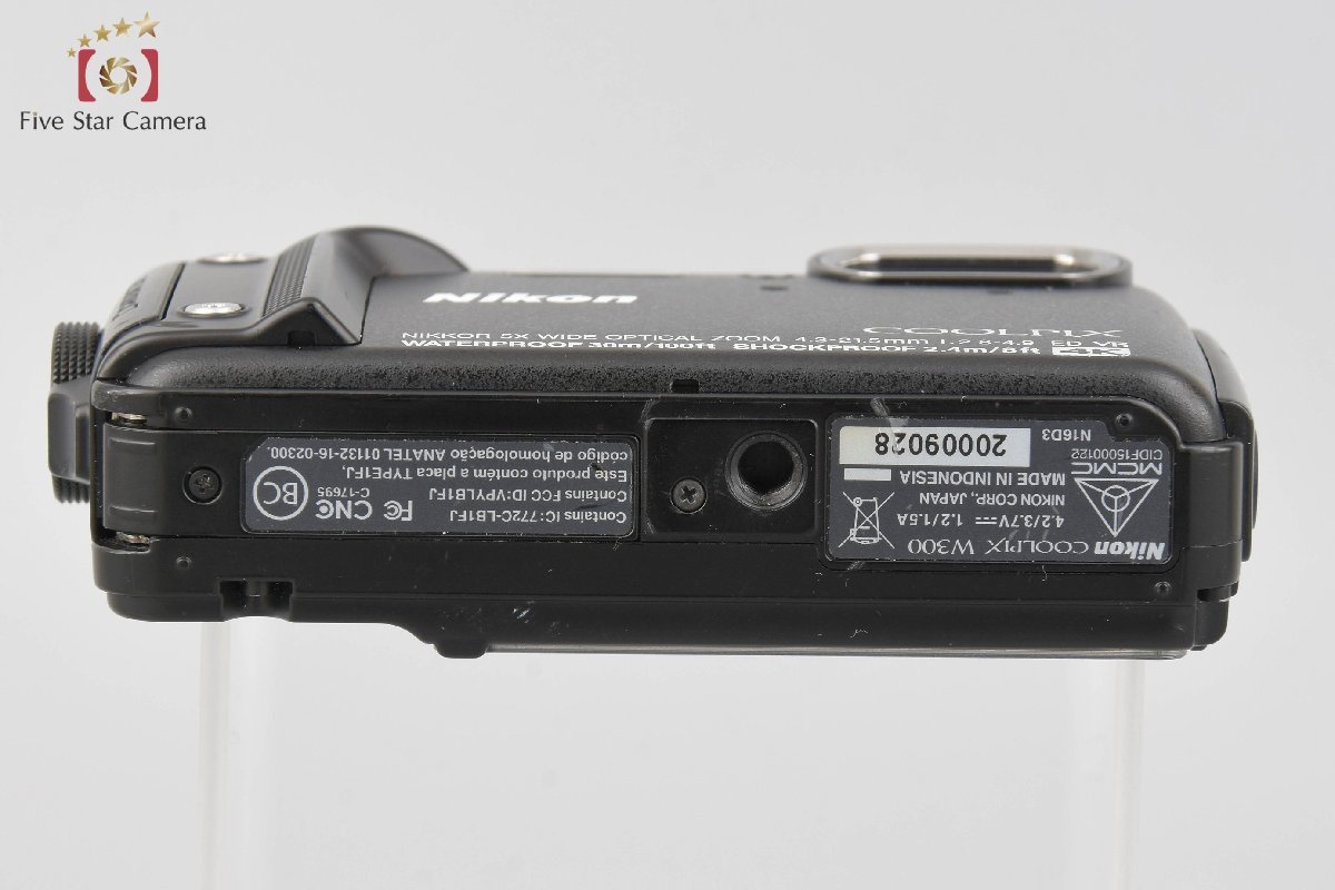何でも揃う 【中古】Nikon ニコン COOLPIX W300 ブラック コンパクト