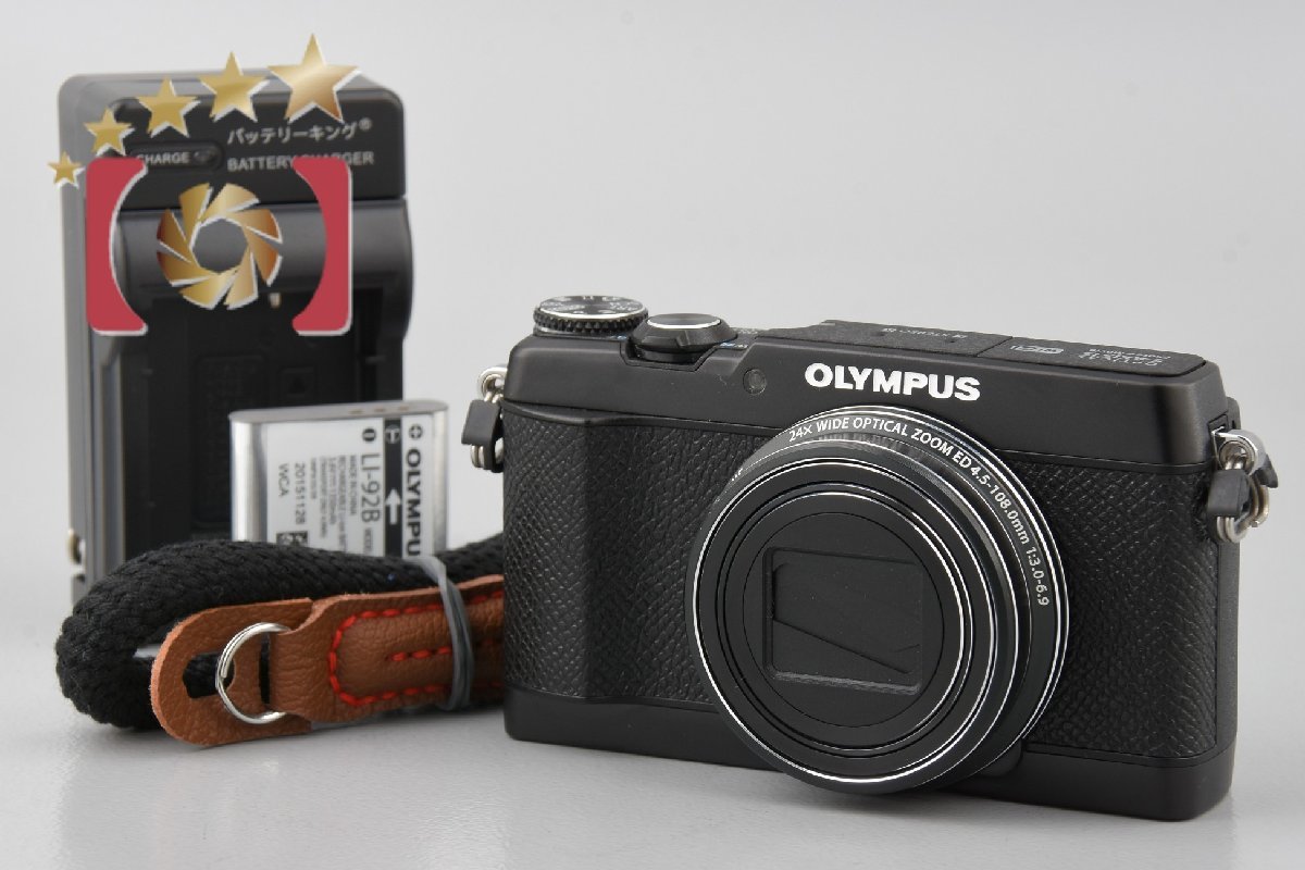 日本未発売】 【中古】OLYMPUS オリンパス STYLUS SH-3 ブラック