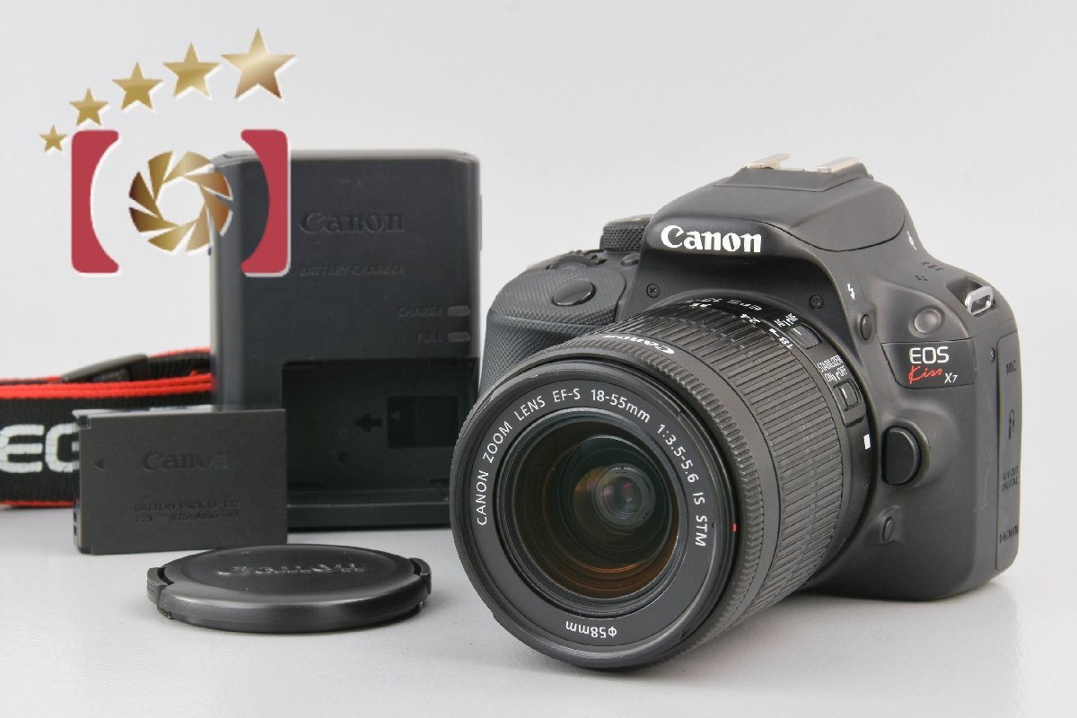 半額SALE／ Kiss EOS キヤノン 【中古】Canon X7 ブラック レンズ