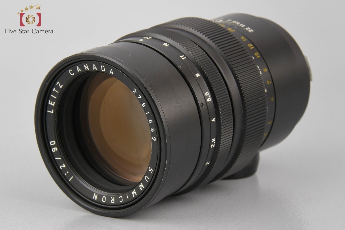 【中古】Leica ライカ SUMMICRON 90mm f/2 第2世代 ライカMマウント カナダ製_画像3