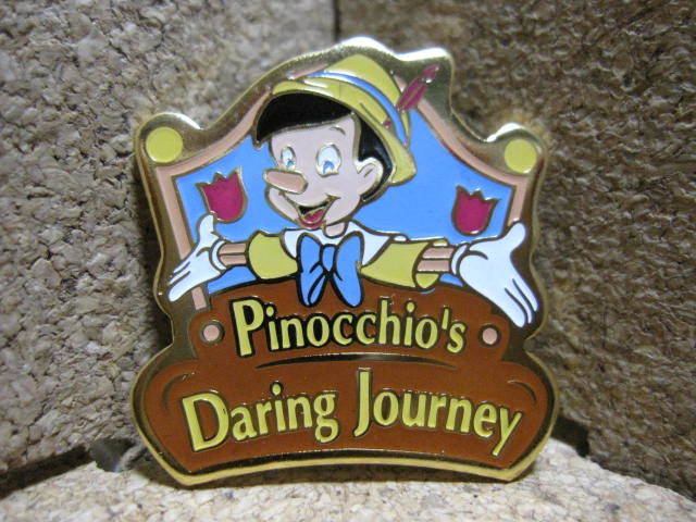 [Бесплатная доставка на 3 или более очков] Disney Disney Limited Pin Badge Attraction Pinocchio Adventure Age Extreme Редкие булавки! Многие выставлены!