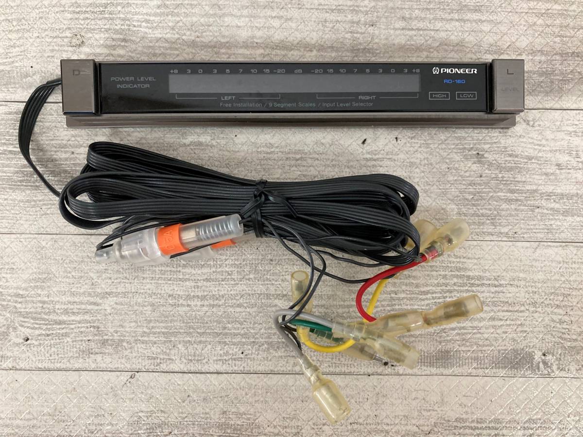 aコンパクトPIONEER RD-160 パワーレベルインジケーター12V車 aコンパクトPIONEER RD-160 パワーレベルインジケーター12V車