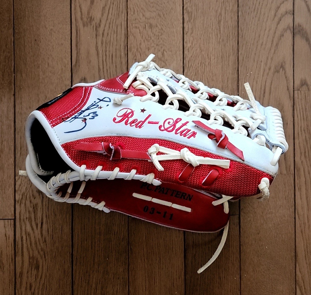 阪神タイガース 53 赤星憲広選手 直筆サイン入り グラブ 支給品 阪神タイガース 53 赤星憲広選手 直筆サイン入り グラブ 支給品
