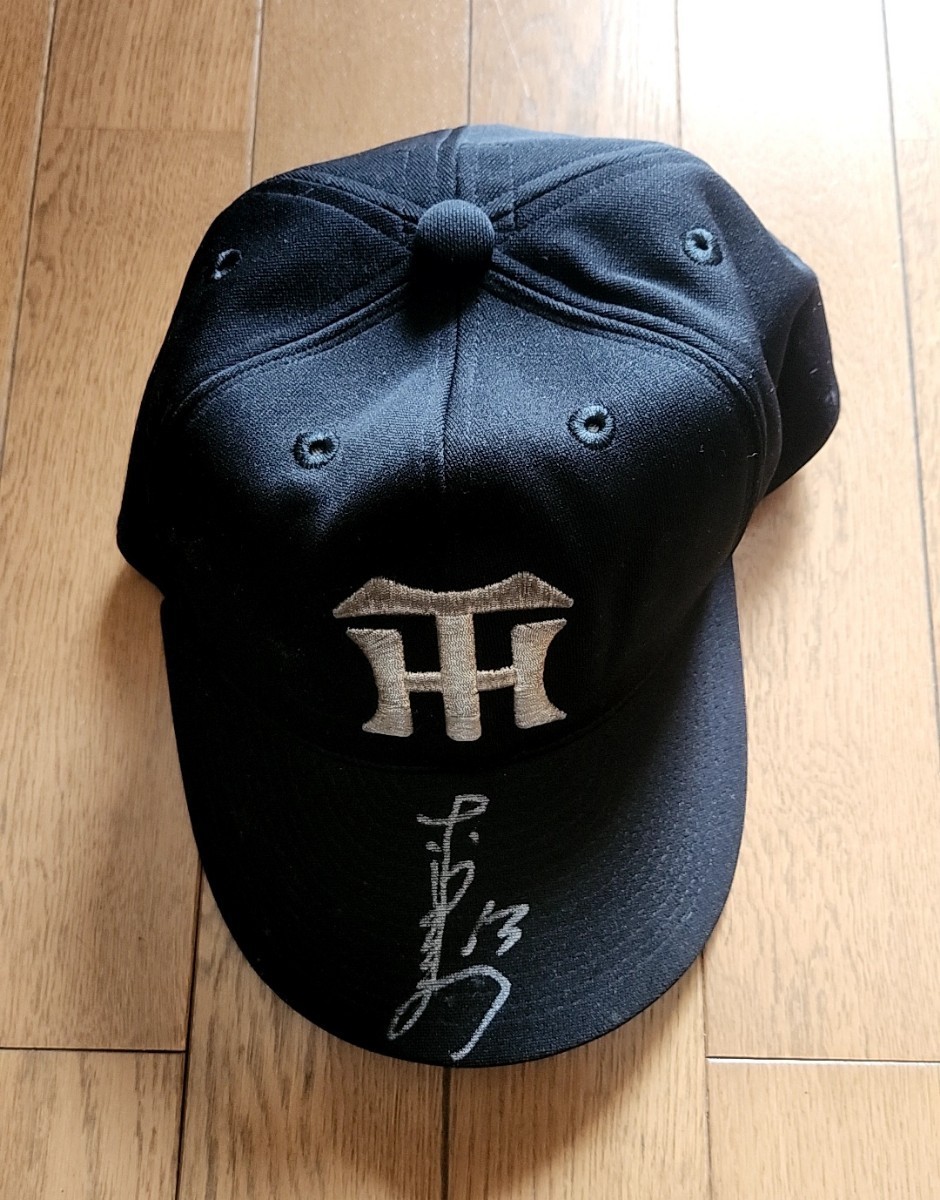 阪神タイガース 53 赤星憲広選手 直筆サイン入り実使用 帽子 キャップ