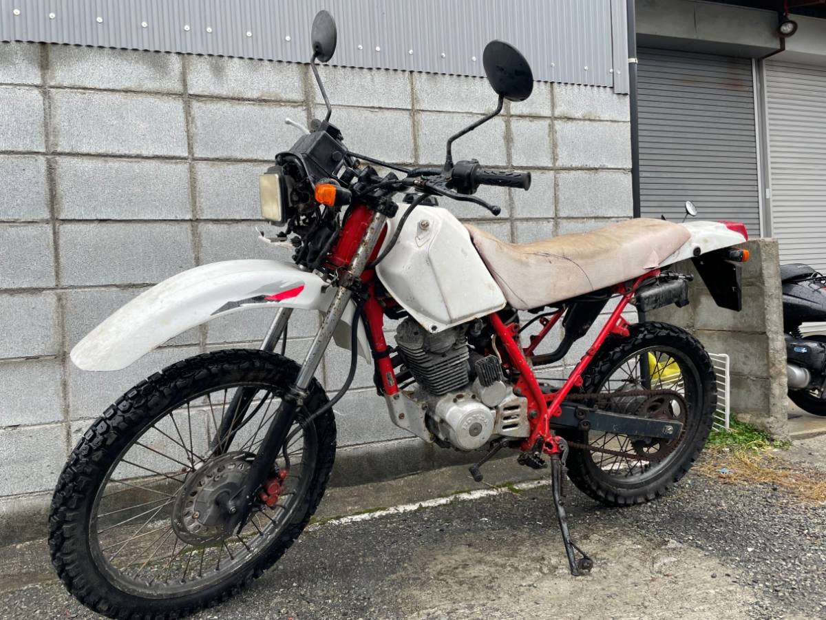 NX125 JD09-100 125cc オフロードバイク 部品取り レストアベース　書類あり_画像1