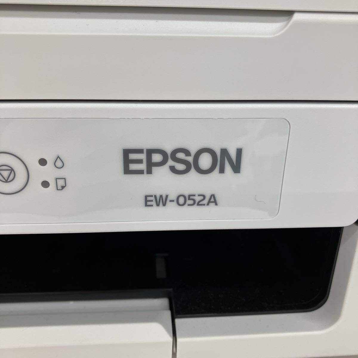 65④●50921-③ EPSON エプソン カラリオ インクジェットプリンター 2022年製 EW-052A 中古現状品の画像2