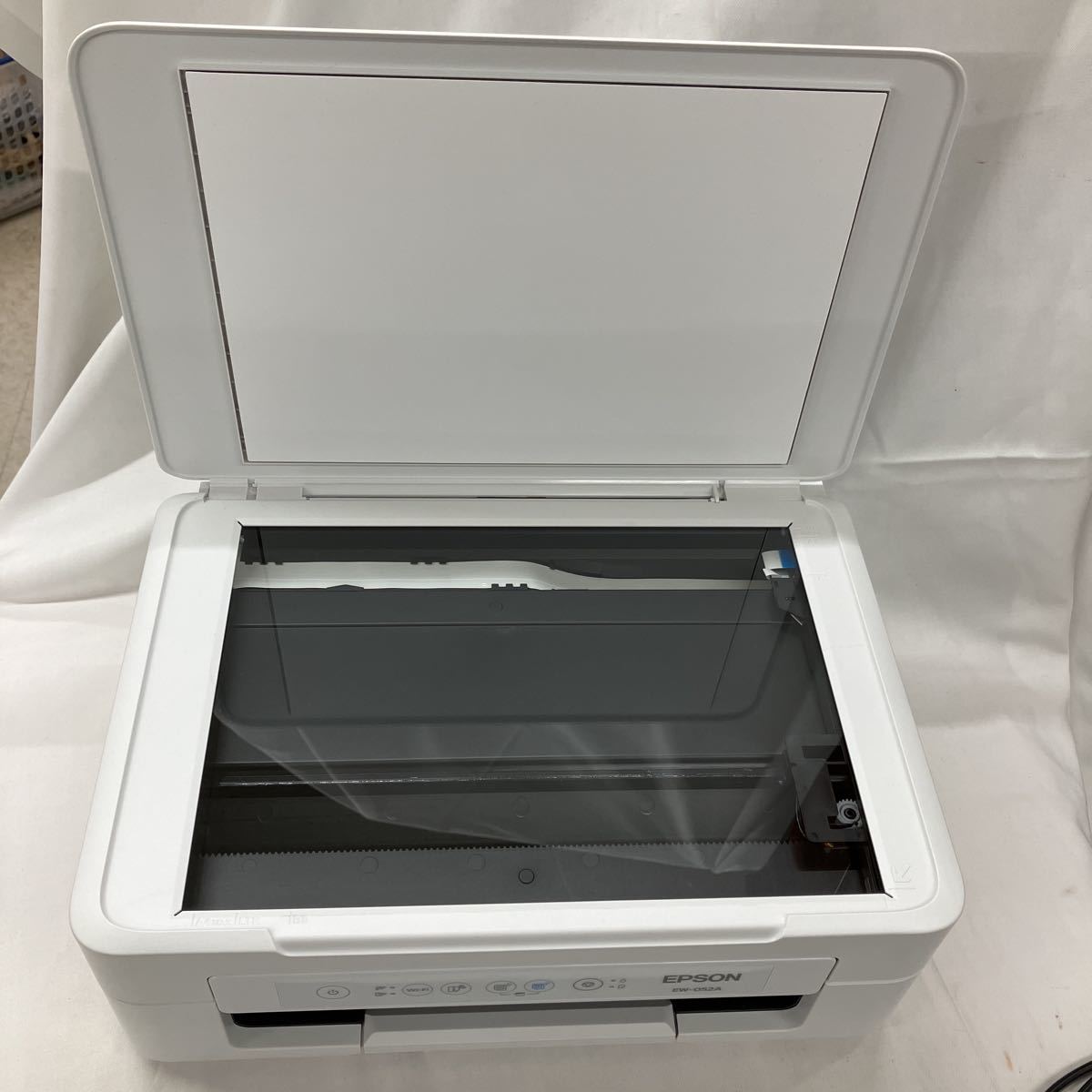 65④●50921-③ EPSON エプソン カラリオ インクジェットプリンター 2022年製 EW-052A 中古現状品の画像3