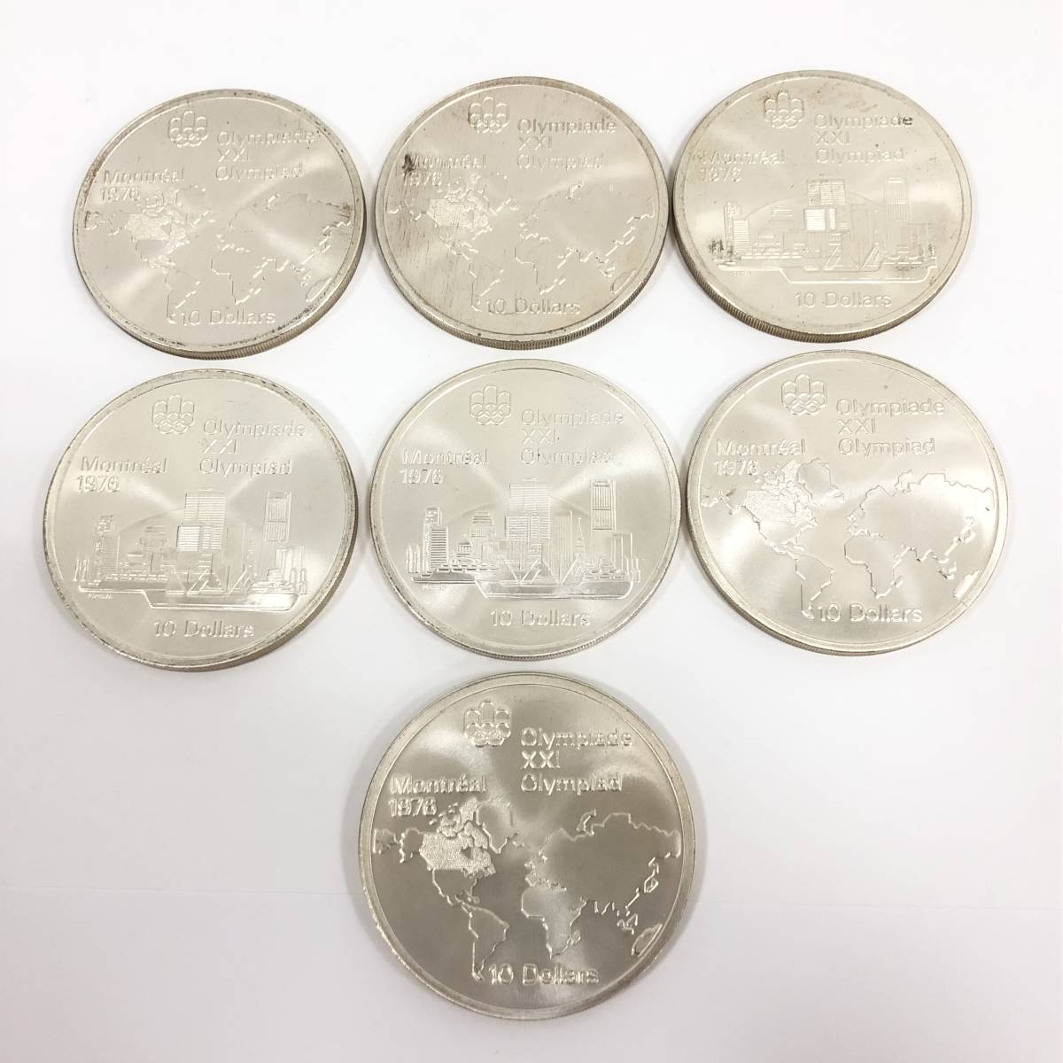 外国銭/外国硬貨】1976 カナダ モントリオール オリンピック 記念銀貨