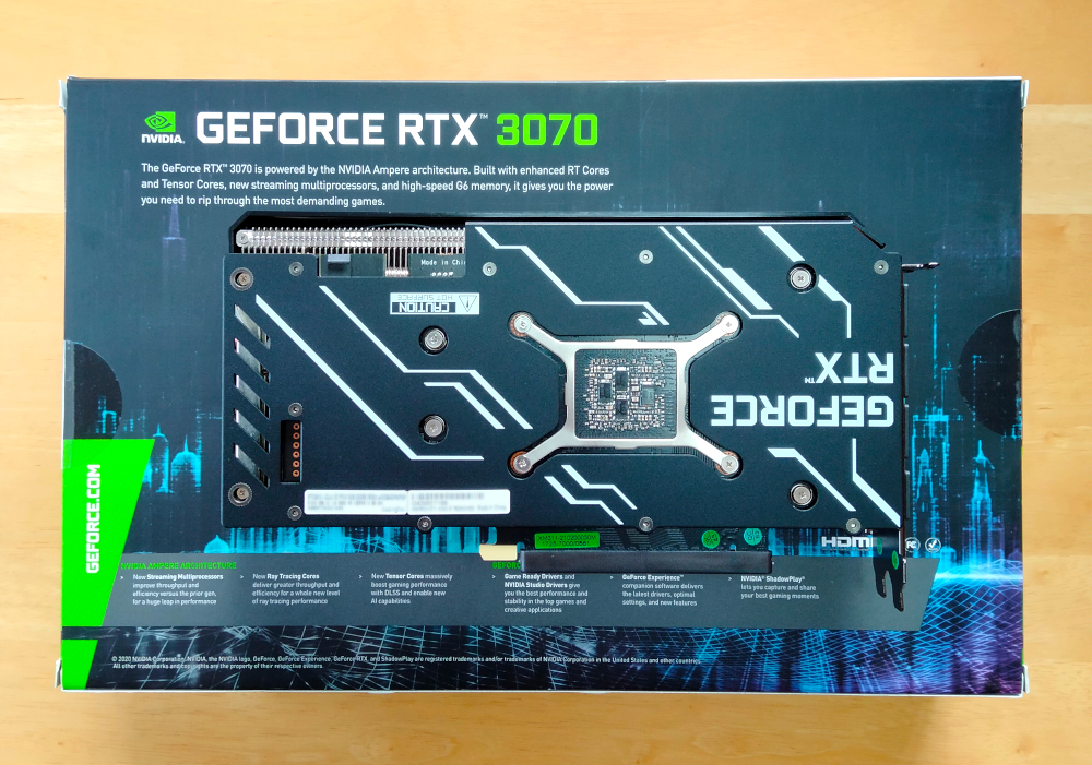 超激安 玄人志向 RTX3070 NVIDIA GEFORCE 動作品 付属品完備 GG