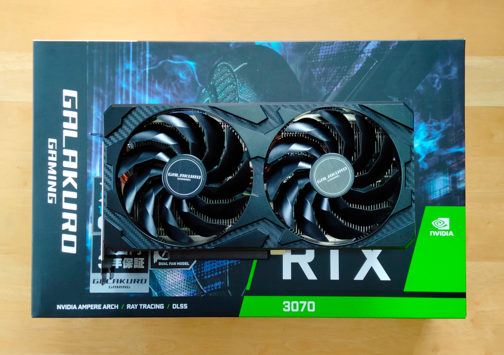 いラインアップ 玄人志向 RTX3070 NVIDIA GEFORCE 動作品 付属品完備