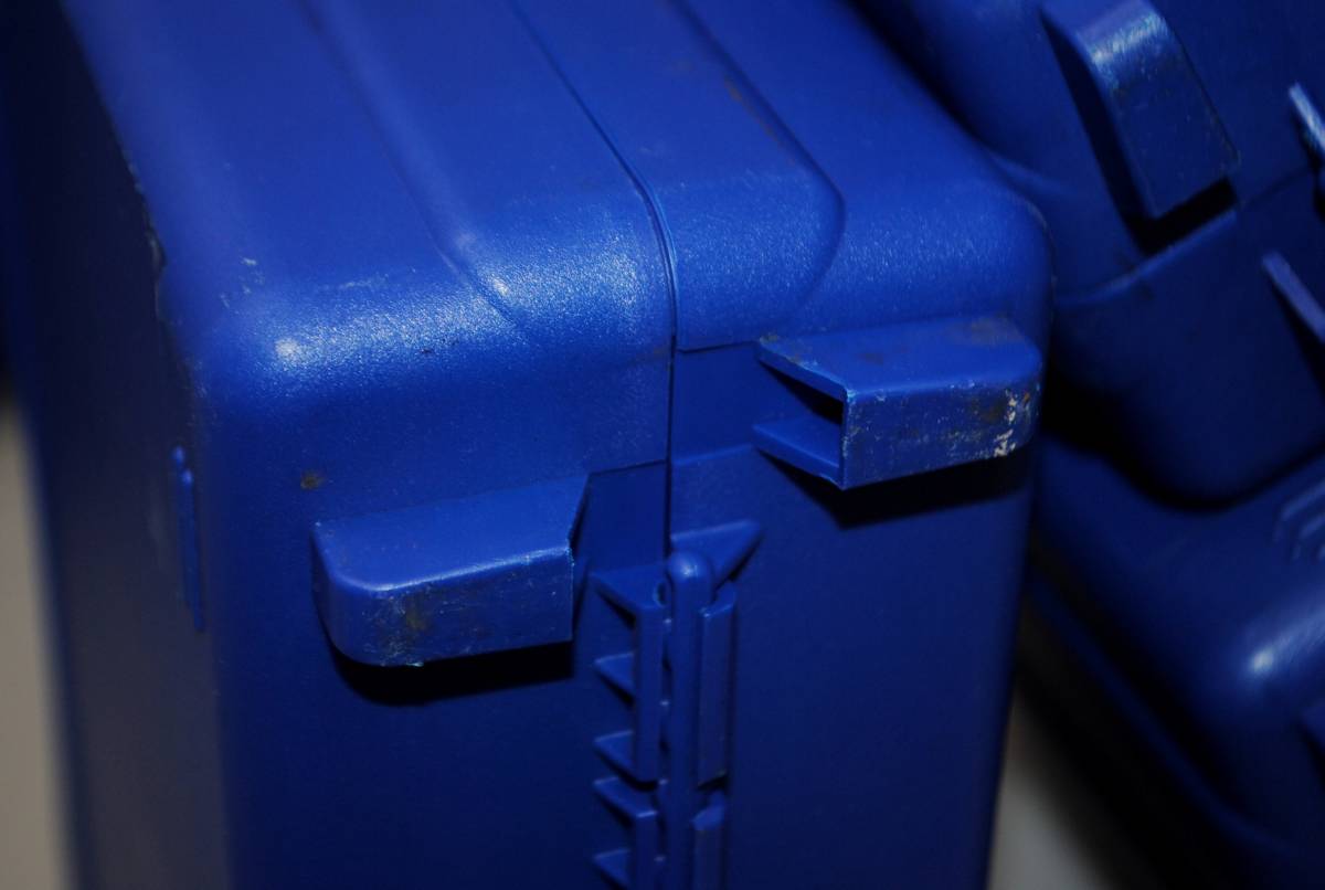 ★ね1000●プラ製の持ち運びケース16点●ブルー/小型/ツールボックス/ストレージボックス/書類ケース/収納ケース/収納箱の画像7