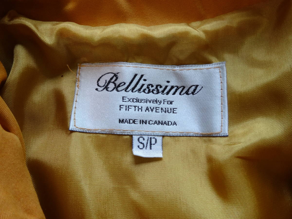 Bellissima・からし色・レディース上着・カナダ製_画像5