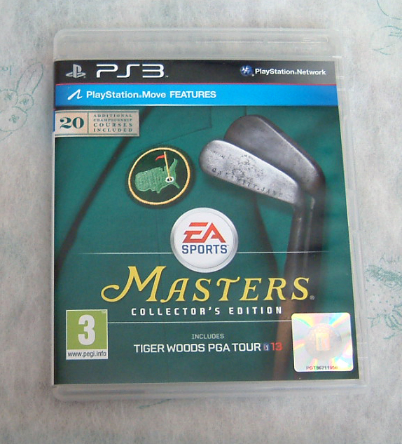  rare PS3*Tiger Woods PGA Tour 13 Masters Collector\'s Edition/ PGA 13 collectors version * master z Tiger * Woods Golf 