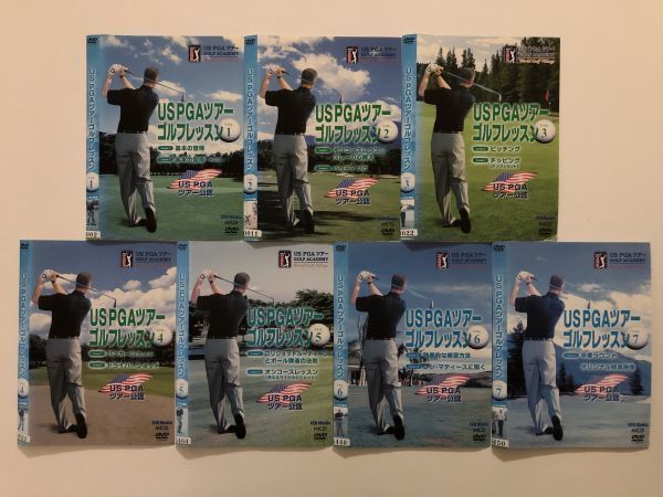 B19425　R中古DVD　US PGAツアーゴルフレッスン　全7巻セット 　ケースなし_画像1