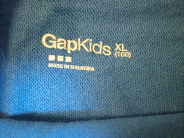 ***GAP* Logo print T-shirt * blue XL(160)***