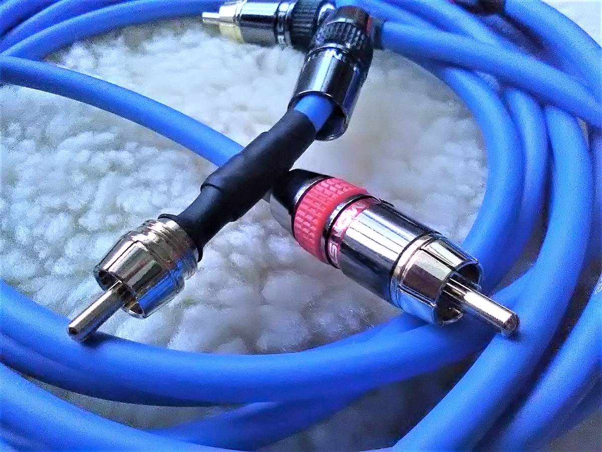  Japan . representative make microphone cable *Canare Canare L-4E6S signal line RCA cable 2.0m pair new goods 