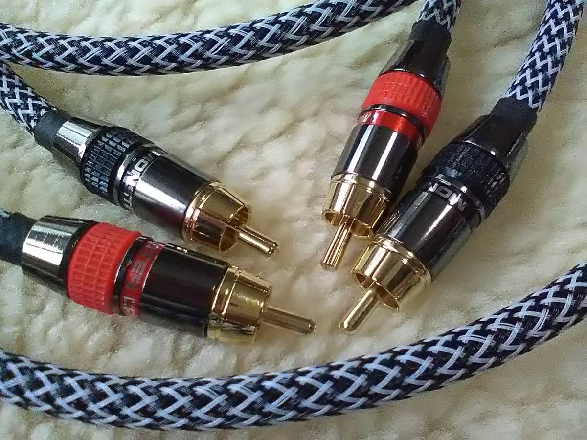  Japan . representative make microphone cable *Canare Canare L-4E6S signal line RCA cable 1.0m pair new goods 