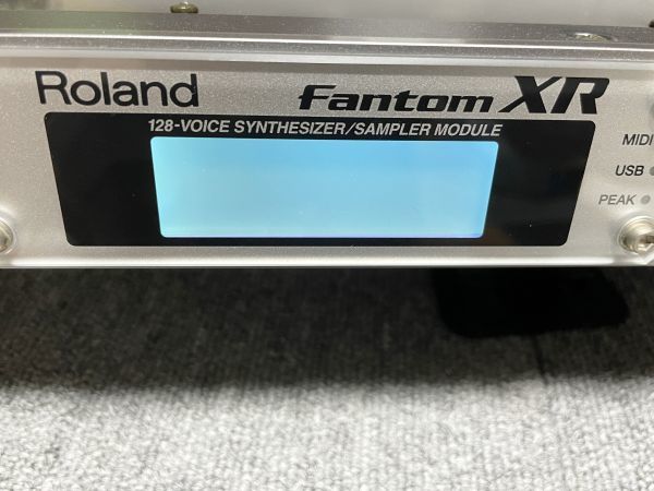 Roland Fantom-XR 現状品 音源モジュール 取説付 音出しOK/液晶NG_画像4