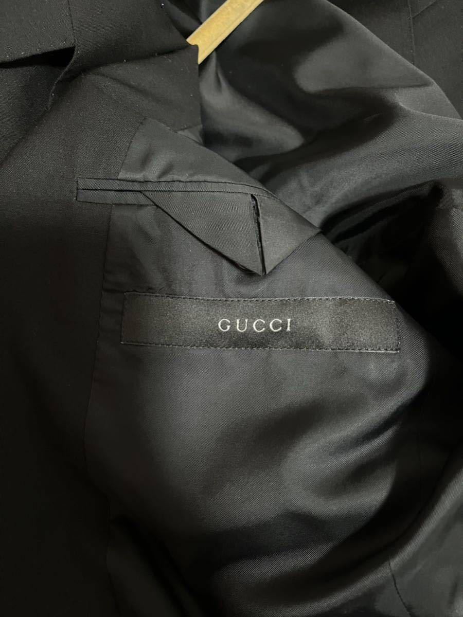 最高級 GUCCI スーツ セットアップ ブラック イタリア製 ハンガー