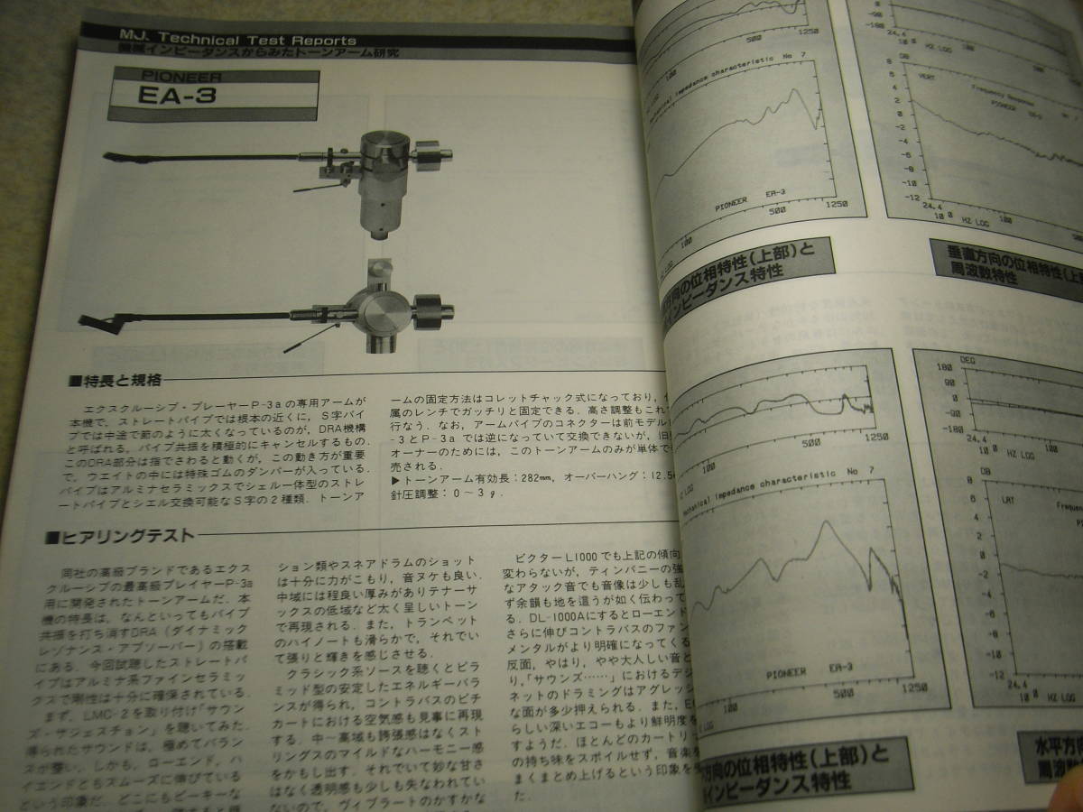 無線と実験　1984年4月号　DL-103ファンに贈るMC専用プリアンプの製作　トーンアーム研究/デンオンDA-1000/パイオニアEA-3/ヤマハYSA-1等_画像6