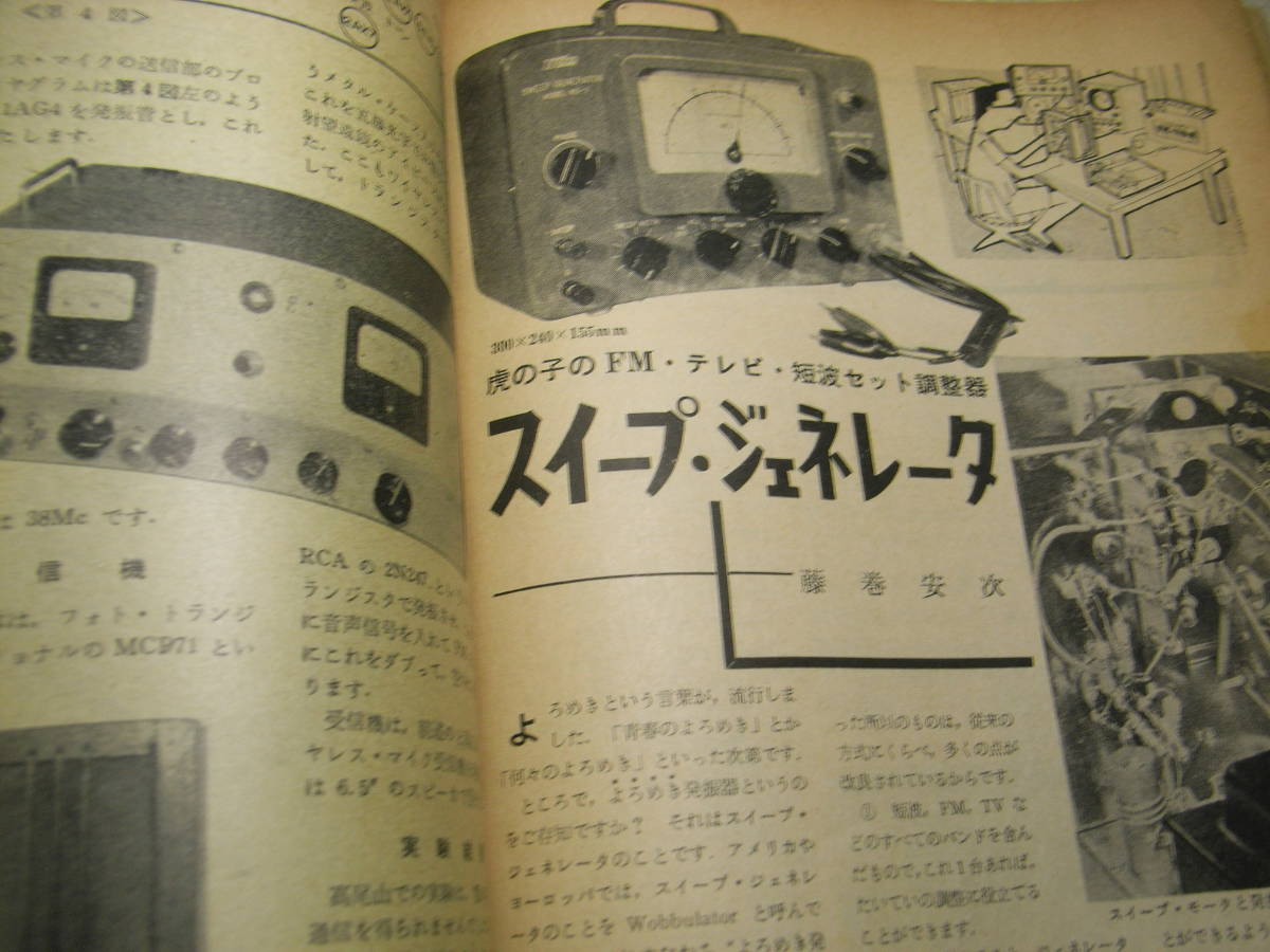  радио технология 1958 год 9 месяц номер Hi-Fi усилитель. эксперимент оборудование . регулировка закон bar boru тоже камера контрольно-измерительный прибор тоже ** тестер для адаптер разнообразные измерительный прибор. сборный 