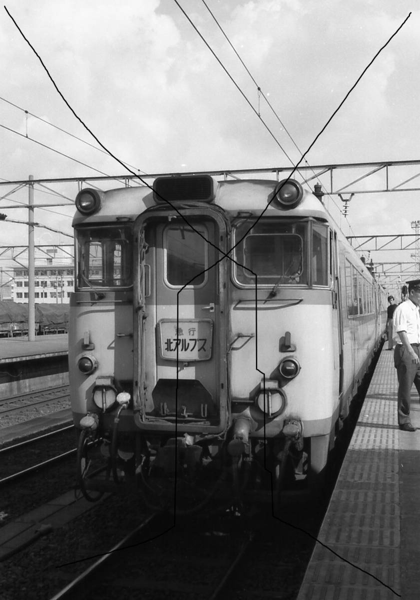 名鉄 急行,特急 北アルプス 8000系 高山本線 富山駅 10枚　データをメール添付で。_画像3