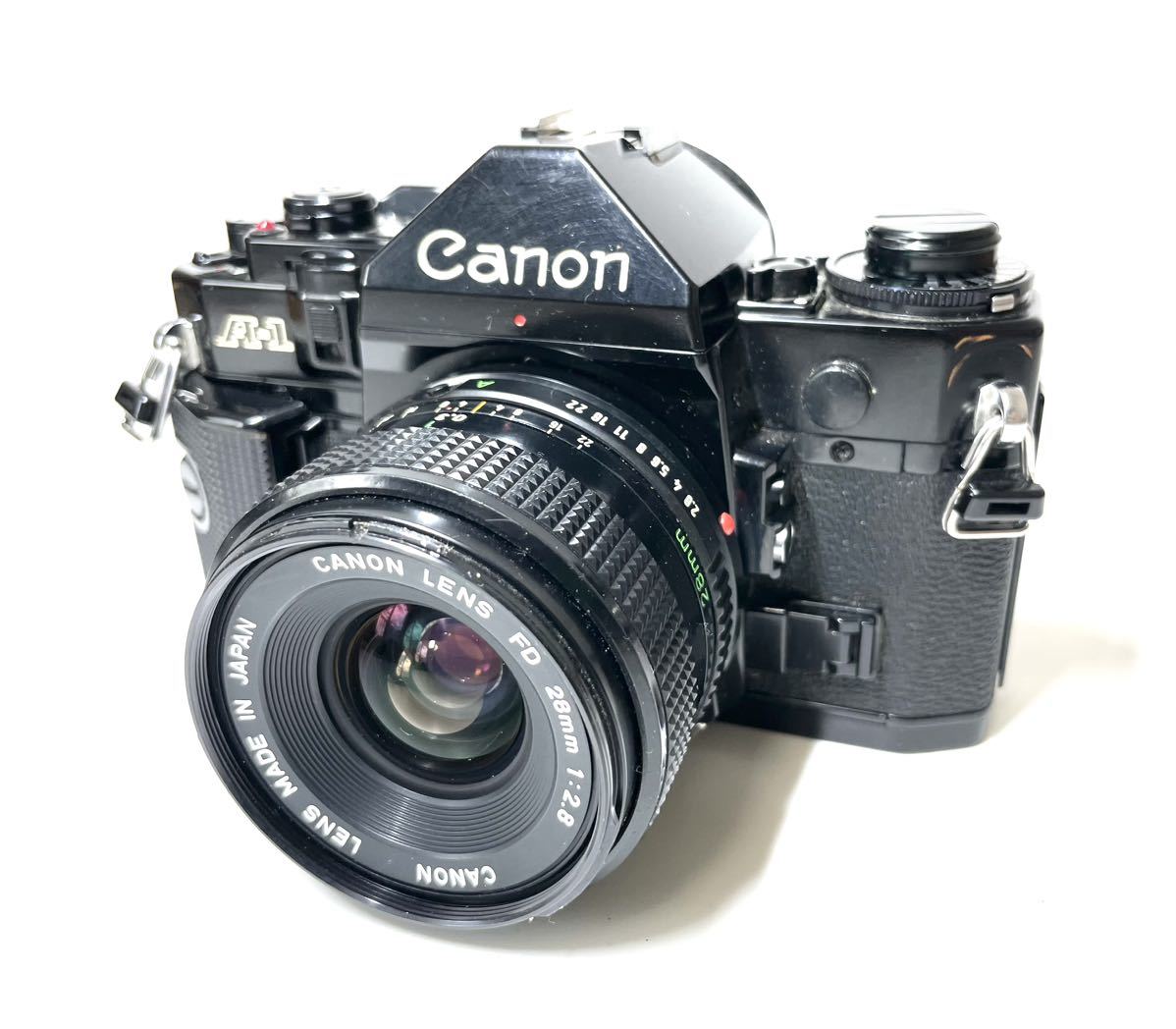 Canon キャノン A-1 LENS FD 28mm 1:2.8 実働品 シャッター確認済み
