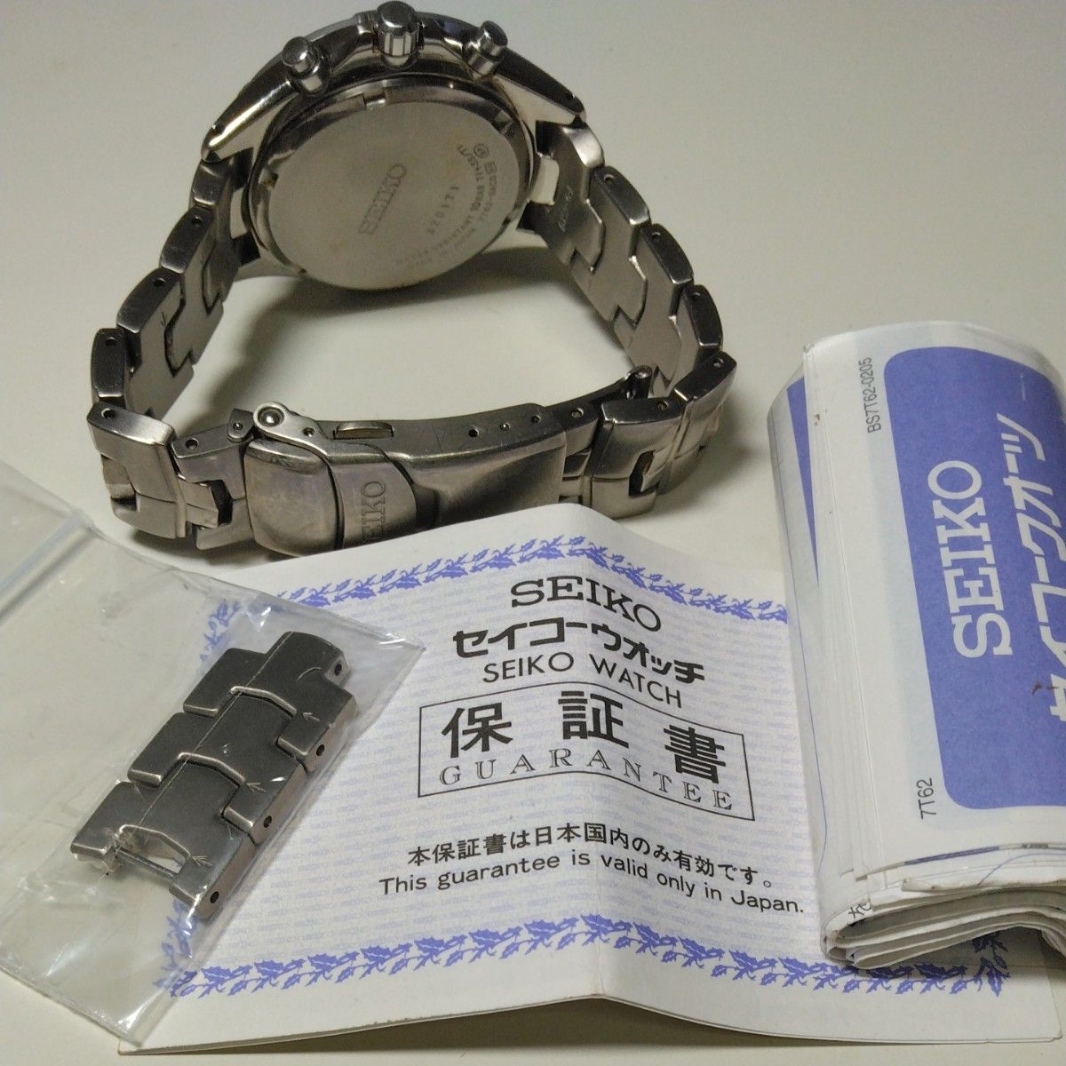 【訳あり稼働品】SEIKO セイコー プロスペックス スピードマスター クロノグラフ チタン SPDP001 7T62-0AC0